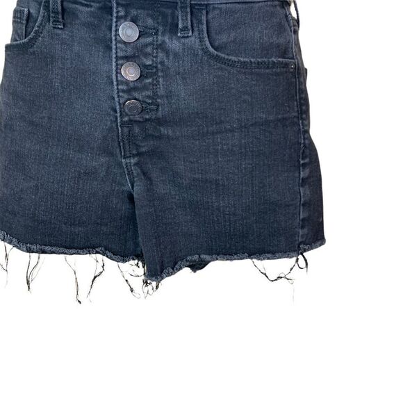 Old Navy high rise black jean shorts - Picture 3 of 6